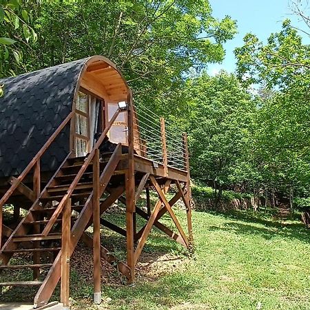 Le Temps Suspendu Hotel Saint-Pierreville ภายนอก รูปภาพ